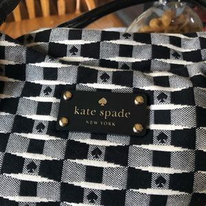 Kate Spade Tote Black white